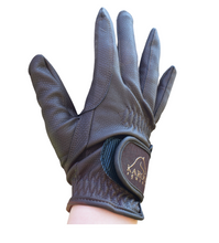 Load image into Gallery viewer, Karoo Equine Winter Riding/Yard Gloves- Brown