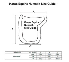 Load image into Gallery viewer, Karoo AirFlow1 Numnah Non Slip Saddle Pad - BROWN